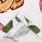 Набор полотенец Доляна "Луговые цветы" 28х46 см - 4 шт, 100% хлопок, вафля 160 г/м2 - Фото 4