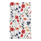 Набор полотенец Доляна «Луговые цветы» 28×46 см - 4 шт., 100% хлопок, вафля 160 г/м² - Фото 6