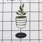 Кухонное полотенце «Доляна. Улыбайся», 28×46 см, 100% хлопок, вафля 160 г/м² - Фото 5