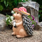 Садовая фигура "Еж в шляпе гриба" 40х41х50см - Фото 2
