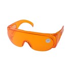 Очки защитные ТУНДРА, оранжевые, открытого типа, ударопрочный материал - фото 319310577