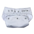 Многоразовый подгузник Крошка Я, 3-15 кг, флис, светло-серый - Фото 8