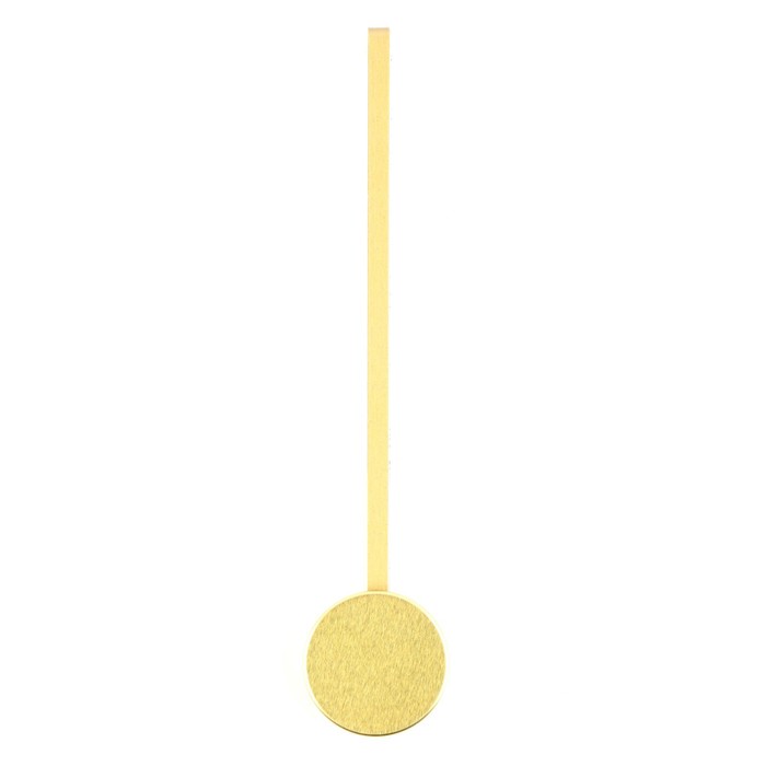 Маятник, l-10 см, d-2.5 см, цвет  золото - Фото 1