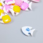 Набор пуговиц декоративных пластик "Яркая рыбка" набор 20 шт 1,5х1,8 см МИКС - Фото 3