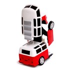 Робот «Ретро автобус», световые и звуковые эффекты, трансформируется - фото 9199264