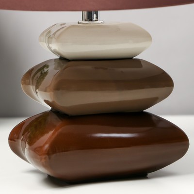 Настольная лампа с абажуром RISALUX «Граффити», Е14, 15 Вт, 20×20×28 см