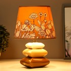Настольная лампа "Цветы" Е14 15Вт 20х20х28 см RISALUX - Фото 2