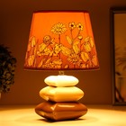 Настольная лампа "Цветы" Е14 15Вт 20х20х28 см RISALUX - Фото 3