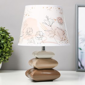 Настольная лампа "Красочные цветы" Е14 15Вт 20х20х28 см RISALUX