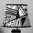 Настольная лампа с абажуром RISALUX «Абстракция», Е14, 15 Вт, 20×20×28 см - фото 68112602