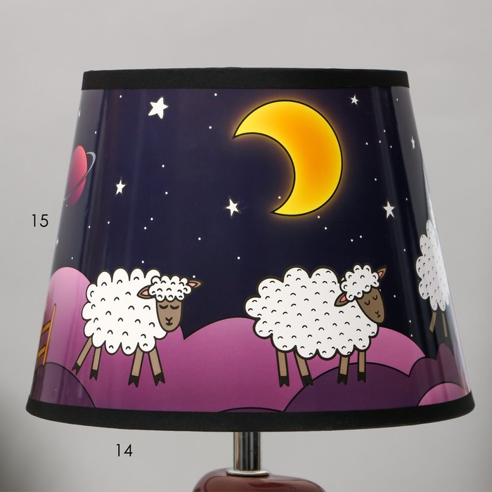 Настольная лампа "Ночная сказка" Е14 15Вт 20х20х32 см RISALUX - фото 1907651690