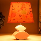 Настольная лампа "Феи" Е14 15Вт розово-белый 20х20х32 см RISALUX - Фото 3