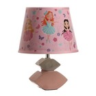 Настольная лампа "Феи" Е14 15Вт розово-белый 20х20х32 см RISALUX - фото 6831154