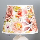 Настольная лампа "Букет" Е14 15Вт розово-белый 20х20х32 см RISALUX - Фото 4