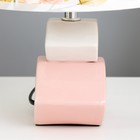 Настольная лампа "Букет" Е14 15Вт розово-белый 20х20х32 см RISALUX - Фото 7