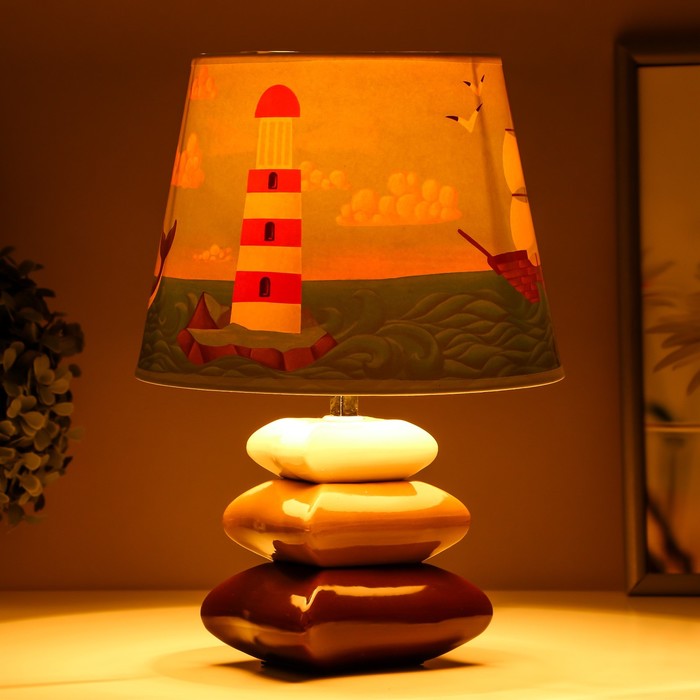 Настольная лампа "Море" Е14 15Вт 20х20х28 см RISALUX - фото 1907651728