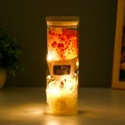 Фигурка светящаяся колба RISALUX «Букет из красных цветов», LED-ночник, от батареек LR=1130 6.5×6.5×19 см - Фото 3