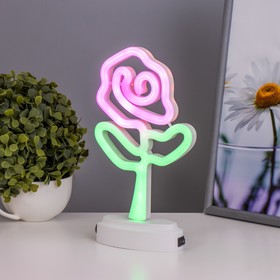 Ночник "Цветок" LED USB 13х5.4х24 см RISALUX 9330715