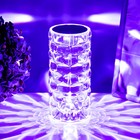 Настольная лампа с ПДУ «Призма» LED RGB сенсорная АКБ 8×8×18 см RISALUX - Фото 15