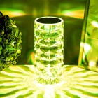 Настольная лампа с ПДУ «Призма» LED RGB сенсорная АКБ 8×8×18 см RISALUX - Фото 7