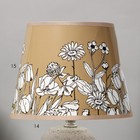 Настольная лампа "Романтика" Е14 15Вт коричневый 31х20х20см RISALUX - Фото 4