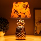 Настольная лампа "Тропики" Е14 15Вт золото 20х20х36 см RISALUX - Фото 3