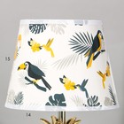 Настольная лампа "Тропики" Е14 15Вт золото 20х20х36 см RISALUX - фото 24217159