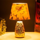 Настольная лампа "Птицы" Е14 15Вт золото 20х20х33 см RISALUX - Фото 3