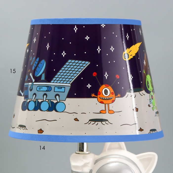 Настольная лампа "Космос " Е14 15Вт МИКС 20х20х35 см RISALUX - фото 1907652165