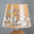 Настольная лампа "Цветы" Е14 15Вт серый МИКС 20х20х32 см RISALUX - Фото 4