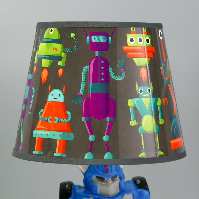Настольная лампа "Робот" Е14 15Вт МИКС 20х20х35 см RISALUX - фото 1906204903
