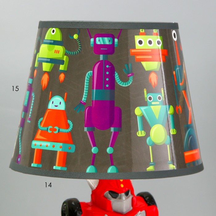 Настольная лампа "Робот" Е14 15Вт МИКС 20х20х35 см RISALUX - фото 1906204915