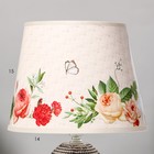 Настольная лампа "Цветы" Е14 15Вт 20х20х30 см RISALUX - Фото 4
