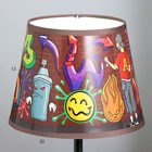 Настольная лампа "Граффити" Е14 15Вт 20х20х27 см RISALUX - Фото 4