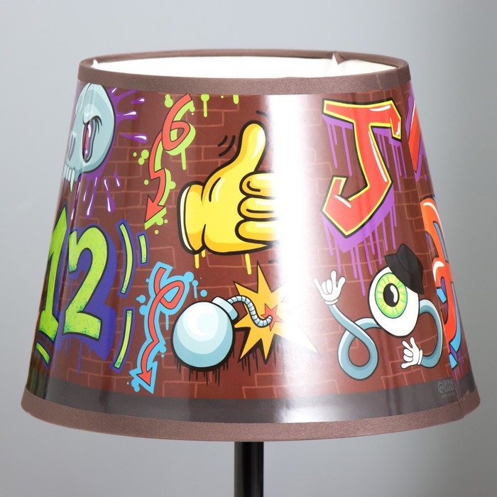 Настольная лампа "Граффити" Е14 15Вт 20х20х27 см RISALUX - фото 1907652489