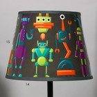 Настольная лампа "Роботы" Е14 15Вт 20х20х27 см RISALUX - Фото 4