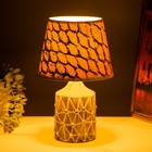 Настольная лампа с абажуром RISALUX «Аззерра», Е14, 15 Вт, 20×20×32 см - фото 3823053 Настольная лампа с абажуром RISALUX «Аззерра», Е14, 15 Вт, 20×20×32 см - фото 3823053