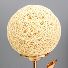 Настольная лампа "Шар" LED 3Вт золото 18х12х36 см RISALUX - Фото 6