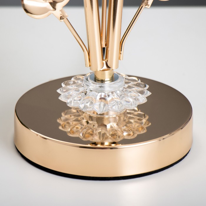 Настольная лампа "Брид" 2xG4 35Вт золото 30х12х31 см RISALUX - фото 1890015291