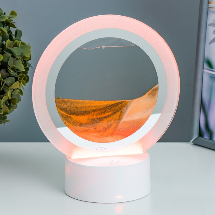 Настольная лампа "Живой песок" LED 12Вт 3000-6000K 17х8,5х20 см RISALUX - Фото 1