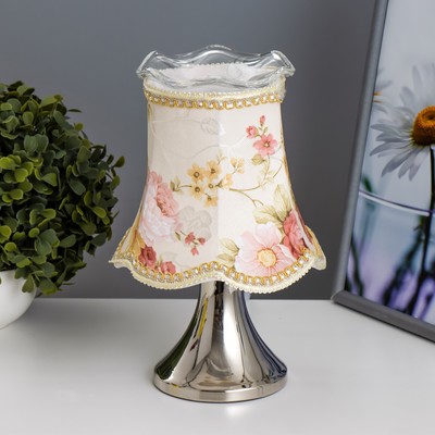 Аромасветильник сенсорный «Букет» G4 35 Вт серебро 16.5×16.5×25 см RISALUX