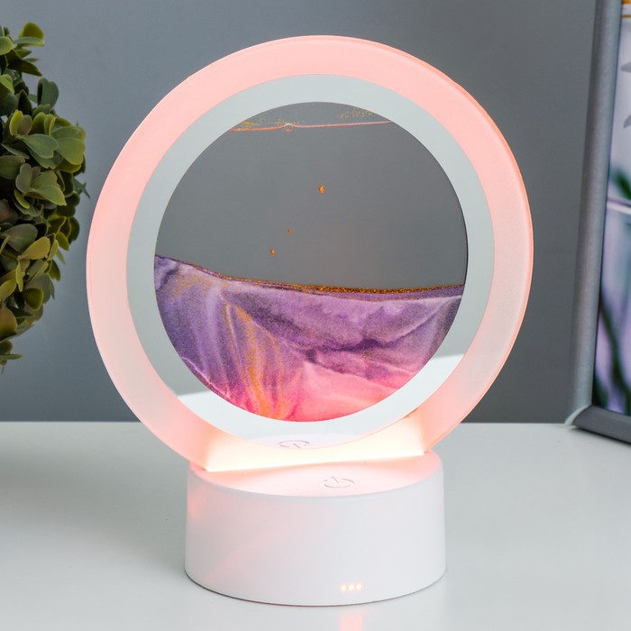 Настольная лампа "Живой песок" LED 12Вт 3000-6000K 17х8,5х20 см - Фото 1