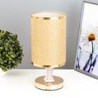 Настольая лампа "Мелисса" Е27 40Вт золото-шоколадный 14х14х29,5 см - фото 3043604