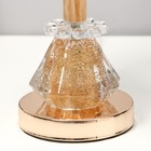 Настольная лампа с подсветкой "Медея" Е27 40Вт золото 21х21х34 см RISALUX - фото 22063889