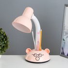 Настольная лампа "Ушки" Е27 15Вт розовый 15х15х37 см RISALUX - Фото 4