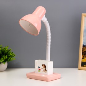 Настольная лампа "Джуни" Е27 40Вт розовый 14х14х40,5 см RISALUX
