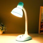 Настольная лампа "Ландри" Е27 15Вт бело-голубой 17х12х44 см RISALUX - Фото 3
