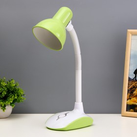 Настольная лампа "Ландри" Е27 40Вт бело-зелёный 17х12х44 см RISALUX