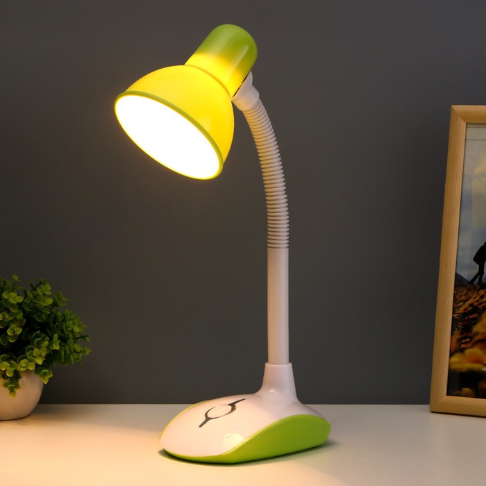 Настольная лампа "Ландри" Е27 40Вт бело-зелёный 17х12х44 см RISALUX - фото 1910587442