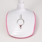 Настольная лампа "Ландри" Е27 40Вт бело-розовый 17х12х44 см RISALUX - фото 22063961